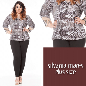 Camisa social plus size feminina